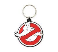Pyramid International – Llavero de goma Ghostbusters Logo, rojo y crema