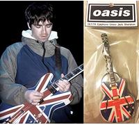 Keychain Guitarra Epiphone Sheraton Noel Gallagher Oasis Union Jack