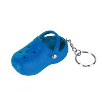 Keychain Mini Cute Silicone Portable Slipper Keychain for Schoolbag Handbag Gift Perfect for Backpack Decorations and Travel Accessories (Lake Blue)