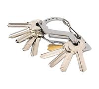 Keychain Multi Tool - Stainless Steel, 3.46x1.97x0.10 Inches, Carabiner Pocket Clip, Anti-Lost Design | Multifunctional Key Tool For Men, Women, Outdoor, Camping, Travel, Gift Accessory