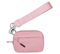 Keychain Wallet Women, Women Coin Purses, Waterproof Coin Purses, Nylon Coin Purses, Compact Key Ring Wallet, Wallet With Hand Strap, Portable Keychain Wallet, Coin Purse With Key Ring, Small Wallet F