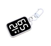 Keychain Watch Electronic, 26x0.31inch Digital Keychain Watch, Mini Touch Screen Digital Timepiece with Accurate Time Display, Fast Accurate Time Reading, Clock Accessory for Students and Backpacks