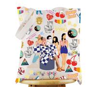 KEYCHIN Katy Smile - Bolsa de mano para álbum de música, con letra de canción, regalo What Make A Woman, bolsa de hombro para adolescentes, producto musical de ensueño, Teenage Dream