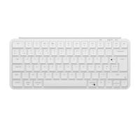 Keychron B1 Pro Teclado inalámbrico, teclado francés AZERTY Layout, receptor de 2,4 GHz/Bluetooth/cableado, teclado personalizado programable, extrfino, compatible con Mac y Windows - Blanco Marfil