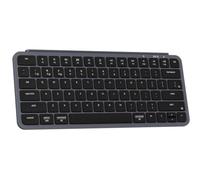 Keychron B1 Pro - Teclado inalámbrico ultraplano con ajuste ZMK, QWERTY US ANSI, 3 modos Bluetooth/2,4 GHz/cable 425 g ligero con 1200 horas de duración de la batería para Mac/Windows - Gris