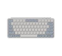 Keychron B1 Pro - Teclado inalámbrico ZMK/Launcher con conexión inalámbrica Bluetooth de 2,4 GHz para Mac Windows Linux - Azul retro