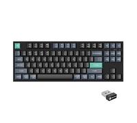 Keychron B33 Teclado Inalámbrico - 80% TKL ANSI Layout, Escritura silenciosa, Mecanismo de Tijeras, Conexión Tri-Modo (2.4 GHz, Bluetooth 5.2, con cable) Iniciador para personalización