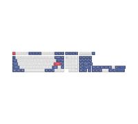 Keychron Blue and White Keycaps Double Shot PBT OSA Full Set ANSI