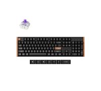 Keychron k10 he teclado inalámbrico con efecto hall, iso-it layout, a