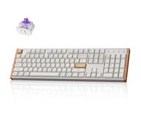 Keychron K10 HE teclado Nebula special edition blanco