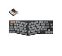 Keychron K11 MAX Teclado Mecánico Inalámbrico Low-Profile RGB, Bluetooth/2,4 GHz/Cable, QMK/Via Programable, Gateron Hot-Swappable Brown - Compatible con Mac Windows Linux