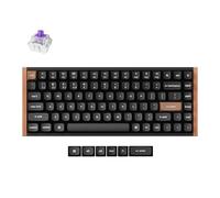 Keychron K2 HE Teclado Magnético Inalámbrico, 2.4Ghz/Bluetooth/USB-C, RGB, Hot-Swap, QMK/Via, Gateron Magnetic Switch Nebula, Compatible con Mac Windows Linux, Special Edition Negro
