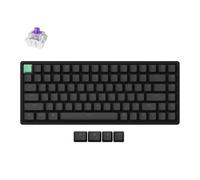 Keychron K2 HE Teclado Magnético Inalámbrico, 2.4Ghz/Bluetooth/USB-C, RGB, Hot-Swap, QMK/Via, Gateron Magnetic Switch Nebula, Compatible con Mac Windows Linux, Standard Edition Negro