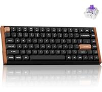 Keychron K2 HE Teclado Magnético Inalámbrico, 2.4Ghz/Bluetooth/USB-C, RGB, Hot-Swap, QMK/Via, Gateron Magnetic Switch Nebula, Compatible con Mac Windows Linux, Special Edition Negro