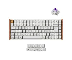 Keychron K2H-Q1-UK tastiera Gaming USB + RF Wireless + Bluetooth QWERTY Inglese UK Bianco (KEYCHRON K2H-F1-UK KEYBOARD) - Versione UK