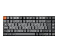Keychron K3 MAX QMK/vía Teclado mecánico inalámbrico, 75% diseño programable, RGB LED, Gateron Red Switch Hot-Swap, Marco de Aluminio Bluetooth/USB-C Teclado de Juego con Cable para Mac Windows Linux