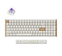 Keychron K4 HE Interruptor magnético inalámbrico, edición especial, blanco, Gateron de doble riel magnético, teclado personalizado [K4H-Q1]