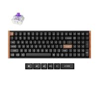 Keychron K4 HE Interruptor magnético inalámbrico, edición especial, negro, Gateron de doble riel magnético, teclado personalizado [K4H-F1]
