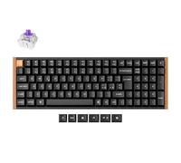 Keychron K4 HE Special Edition Black - Teclado inalámbrico 96% ISO-IT con conmutador magnético Gateron Double-Rail, Rapid Trigger, Keycaps PBT, RGB, QMK y Bluetooth 5.2 negro