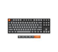 Keychron K8 Max QMK - Teclado mecánico inalámbrico personalizado, RGB intercambiable en caliente TKL 80% diseño Bluetooth 5.1/2.4G/USB-C programable, teclado para juegos NKRO Super Brown Switch para