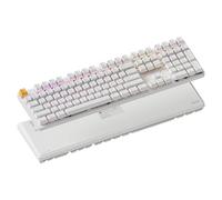 Keychron KJ5 - Teclado mecánico inalámbrico personalizado, Bluetooth QMK de 2.4 GHz, diseño de tamaño completo RGB, interruptor rojo intercambiable en caliente, compatible con Mac, Windows, Linux