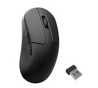 Keychron M3 Mini Ratón Gaming Inalámbrico 8K Hz, 2.4 GHz/Bluetooth 5.3/Cable, Ultraligero (55 g), Sensor PixArt 3950, Programable, hasta 30.000 dpi, 750 IPS, Compatible con Windows y Mac - Negro