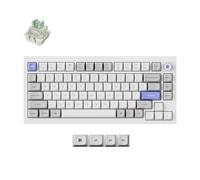 Keychron Q1 HE Teclado magnético con cable 8000Hz TMR de activación rápida, interruptor de cal ultra rápido, intercambiable en caliente, disposición 75% aluminio, RGB personalizado para Mac, Windows