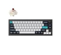 Keychron Q2 MAX Teclado Mecánico Inalámbrico, Mando Programable QMK/Via, 2.4 GHz/Bluetooth 5.1/USB, 65% RGB Compacto, Hot-Swap con Gateron Brown Switch para Mac Windows Linux - Negro