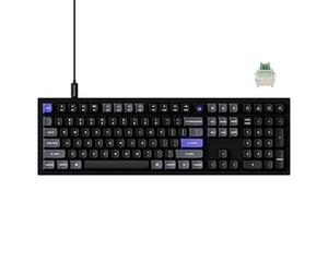 Keychron Q6 HE - Teclado con efecto Hall con cable, interruptor magnético de disparo rápido, intercambio en caliente, tasa de sondeo de 8000 Hz, diseño de aluminio de tamaño completo, RGB