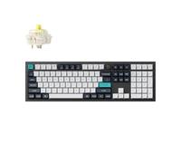 Keychron Q6 MAX QMK/Via Teclado Mecánico con Cable Bluetooth Inalámbrico /2.4 GHz/USB-C, Tamaño Completo Mando Programable LED RGB Hot-Swappable Gateron Banana Switch para Mac Windows Linux - Negro