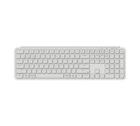 Keychron teclado inalámbrico b6 pro ultra delgado de tamaño completo