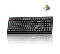 Keychron Teclado mecánico inalámbrico V5 Ultra 96% con frecuencia de sondeo de 8000 Hz y NKRO, RGB intercambiable en caliente, interruptores banana, 97 teclas, 2.4 GHz/Bluetooth/cableado, teclas OSA