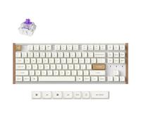 Keychron Teclado mecánico K8 HE Rapid Trigger ANSI, teclado inalámbrico QMK Bluetooth para juegos con interruptor magnético de doble riel Gateron de intercambio en caliente, retroiluminación RGB para