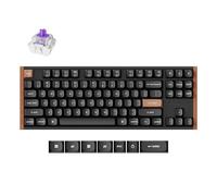 Keychron Teclado mecánico K8 HE Rapid Trigger ANSI, teclado inalámbrico QMK Bluetooth para juegos con interruptor magnético de doble riel Gateron de intercambio en caliente, retroiluminación RGB para