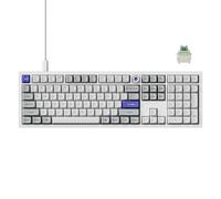Keychron Teclado Q6 HE con cable con efecto Hall, interruptor magnético de activación rápida, reemplazo en caliente, frecuencia de sondeo de 8000 Hz, chip de aluminio de tamaño completo, personalizado