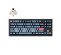 Keychron V3 MAX TKL Teclado Mecánico Wireless, 2,4 GHz/Bluetooth/USB-C 3 Modos de retroiluminación RGB QMK/Via Macro programable, Teclas PBT Hot-Swap para Mac Windows Gateron Jupiter Brown