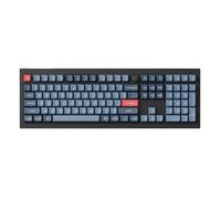 Keychron V6 Max - Teclado mecánico inalámbrico personalizado de tamaño completo, 2.4 GHz/Bluetooth/con cable de 3 modos de retroiluminación RGB QMK/VIA macro programable, interruptor en caliente