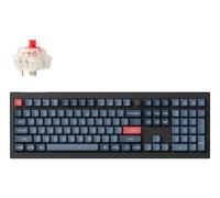 Keychron v6 max teclado universal usb + rf wireless + bluetooth qwertz