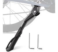 Keyck Pata de Cabra Bicicleta 24-29 Pulgadas, Caballete Lateral para Bicicleta, Soporte Bicicleta Universal, Altura Ajustable Aluminio Montaña Bicicleta Bici para BMX MTB E-Bike Ciclismo 700c