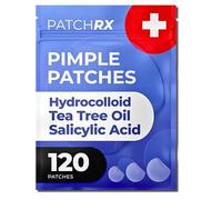 KEYCONCEPTS Patchrx Parches salicílicos (paquete de 120) parches para el acné ácido salicílico con aceite de árbol de té, parche de granos y calcomanías de espinillas para Rostr
