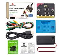 KEYESTUDIO Kit de Inicio básico para BBC Micro bit V2, programación gráfica, brújula Bluetooth integrada, detección de Movimiento, codificación de Pantalla LED para Adolescentes
