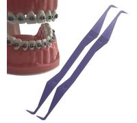 Keyfit Tools PerfectPick - Rascador de hilo dental para aparatos ortopédicos que se coloca entre los dientes a lo largo de la línea de las encías y detrás de los frenos, elimina la placa y la