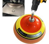 Keyfit Tools SmoothOperator Professional - Pulidor de acero inoxidable alimentado por taladro, aluminio, cobre, metal, limpiador de metales ~ HexaMax M780 patentado material de limpieza/pulido no