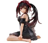 Keyhvao Figura de Tokisaki Kurumi de 12 cm en posición de rodillas, figura de anime Date a Live, pijamas, figura de Tokisaki Kurumi, material de PVC, regalos para fanáticos