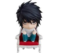 Keyhvao Figura L con caras intercambiables y movilidad, figura L de 10 cm, estatuas de anime de Death Note, bonita decoración, material de PVC, regalos para fans y amigos, unisex