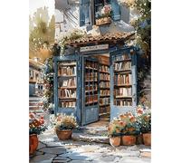 KEYIFA Pintar por Numeros Adultos, Librería Paint by Number Kits con Pinceles y Pigmento Acrílico, DIY Pintura al óleo Colorear Lienzo Manualidades, Decoración del Hogar 30x40CM