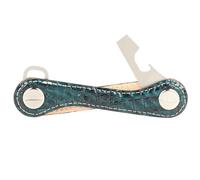 Keykeepa Gestor de llaves de piel 1-12 teclas azul