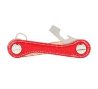 Keykeepa Gestor de llaves de piel 1-12 teclas rojo