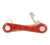 Keykeepa Gestor de llaves de piel 1-12 teclas rojo