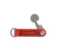 Keykeepa Loop Estuche para llave Piel natural 9 cm rojo
